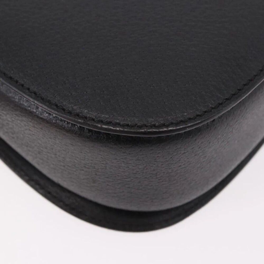 Gucci Bamboo 1947 Top Handle Leather Black Leather Handbag - Picture 11 of 16